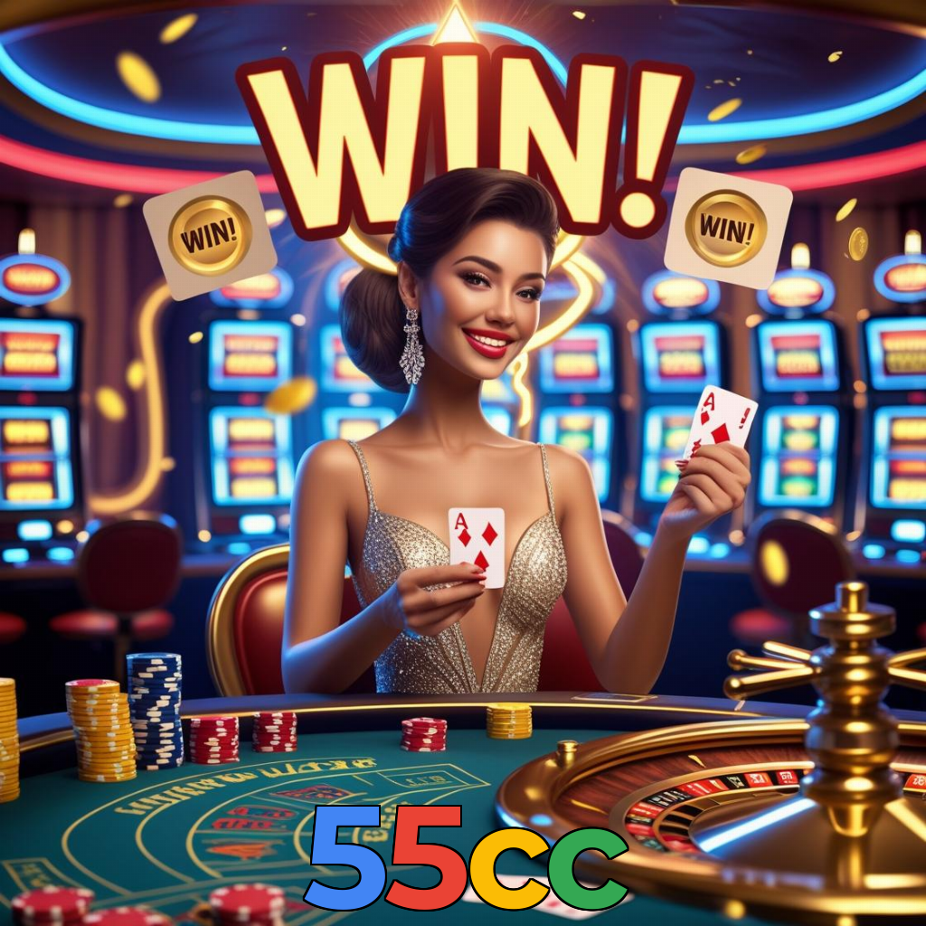 55cc：Jogue nas mesas de poker e se torne um campeão das cartas!