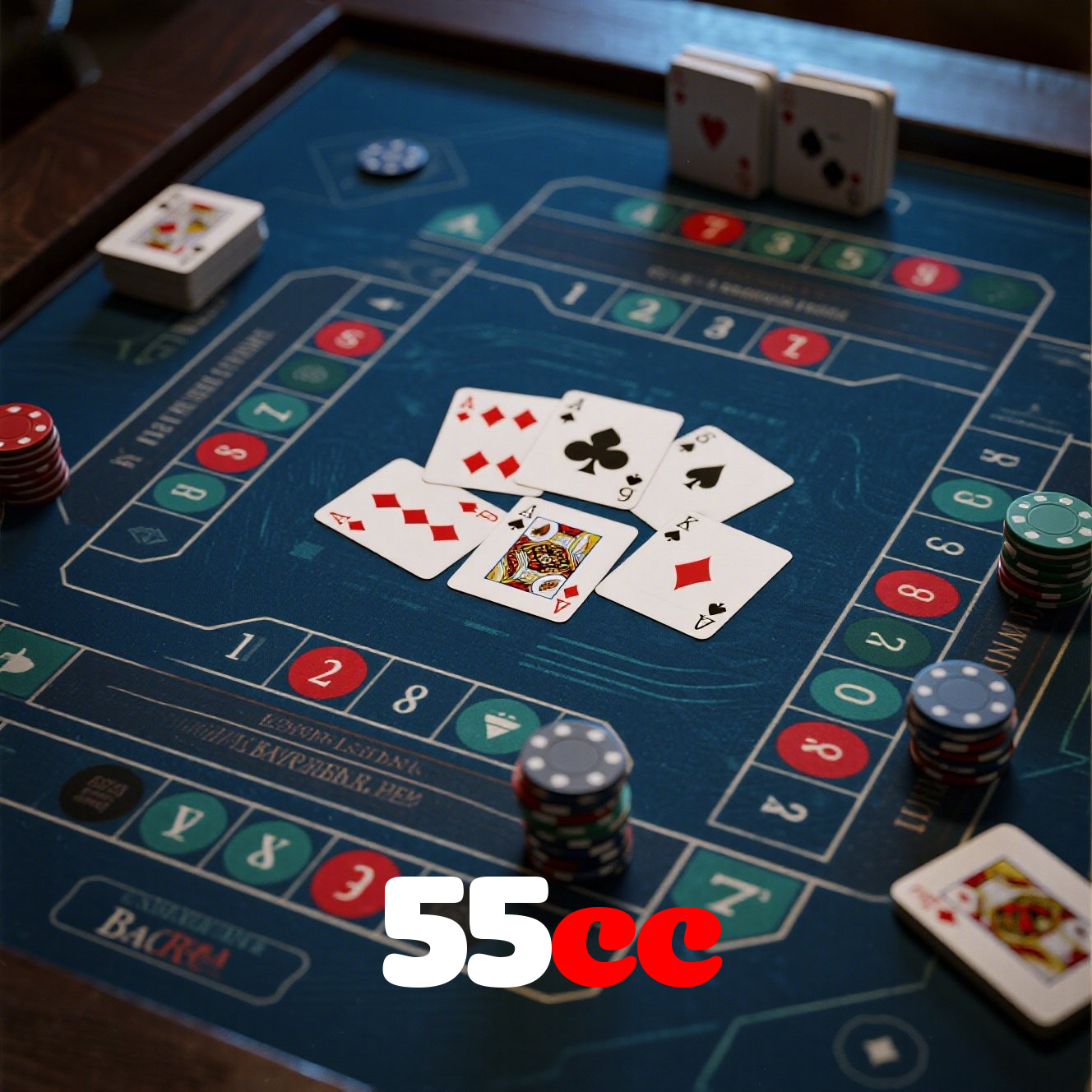 55cc:Aposte no futebol e conquiste vitórias épicas com blackjack e poker!