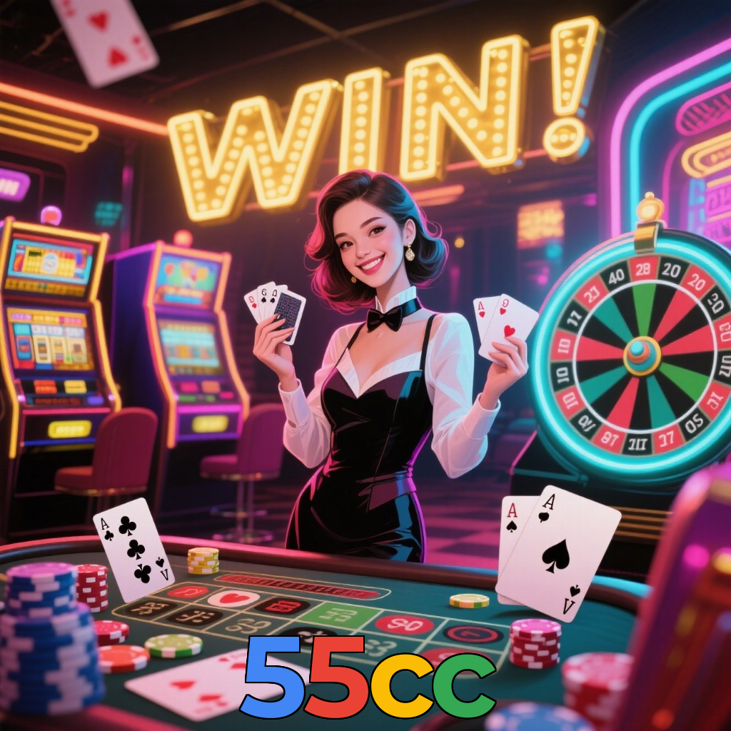 55cc:Onde a diversão e a sorte se encontram: poker, roleta e futebol online!